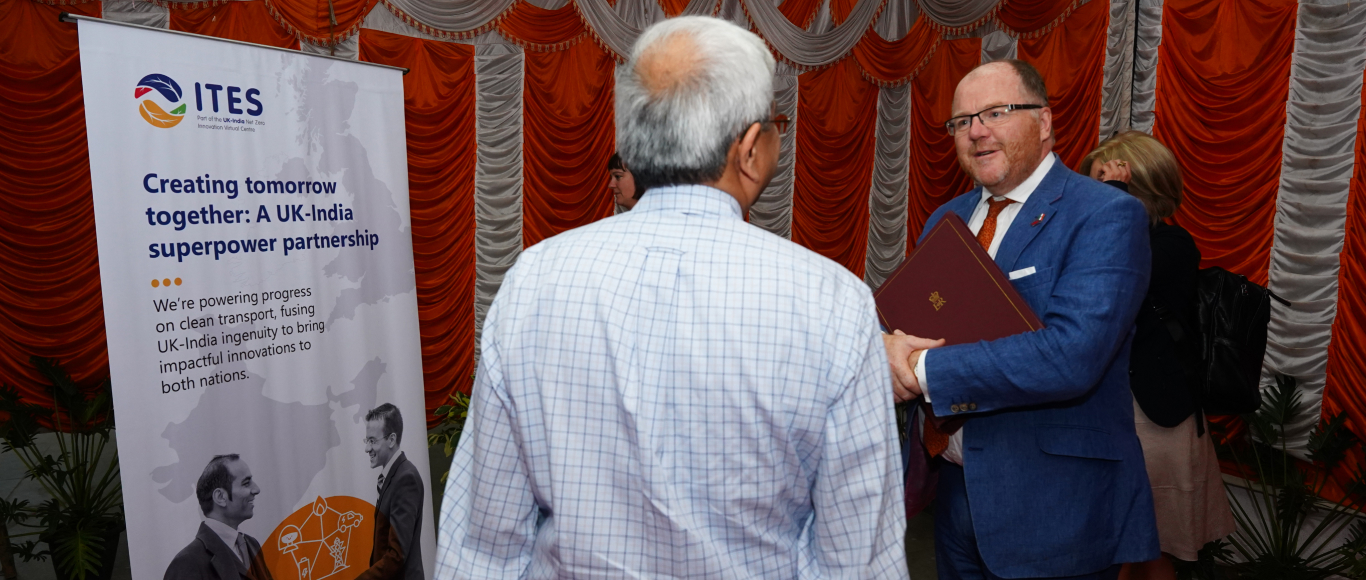 UK Minister’s visit to ITES demonstrates commitment to clean tech innovation